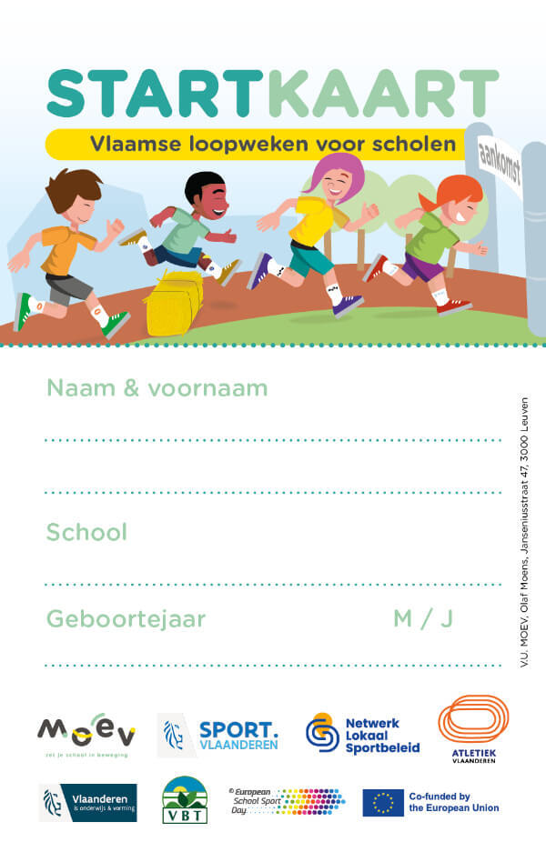 vlaamse loopweken startkaart