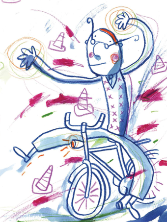 MOF fietser