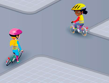 Moev actieve verplaatsing schoolroutekaart fietser