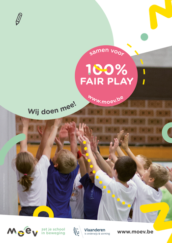 Moev fair play handtekenaffiche basis