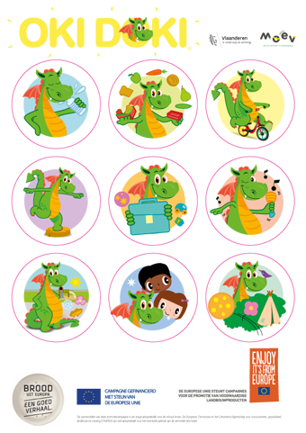 Moev oki doki stickervel340